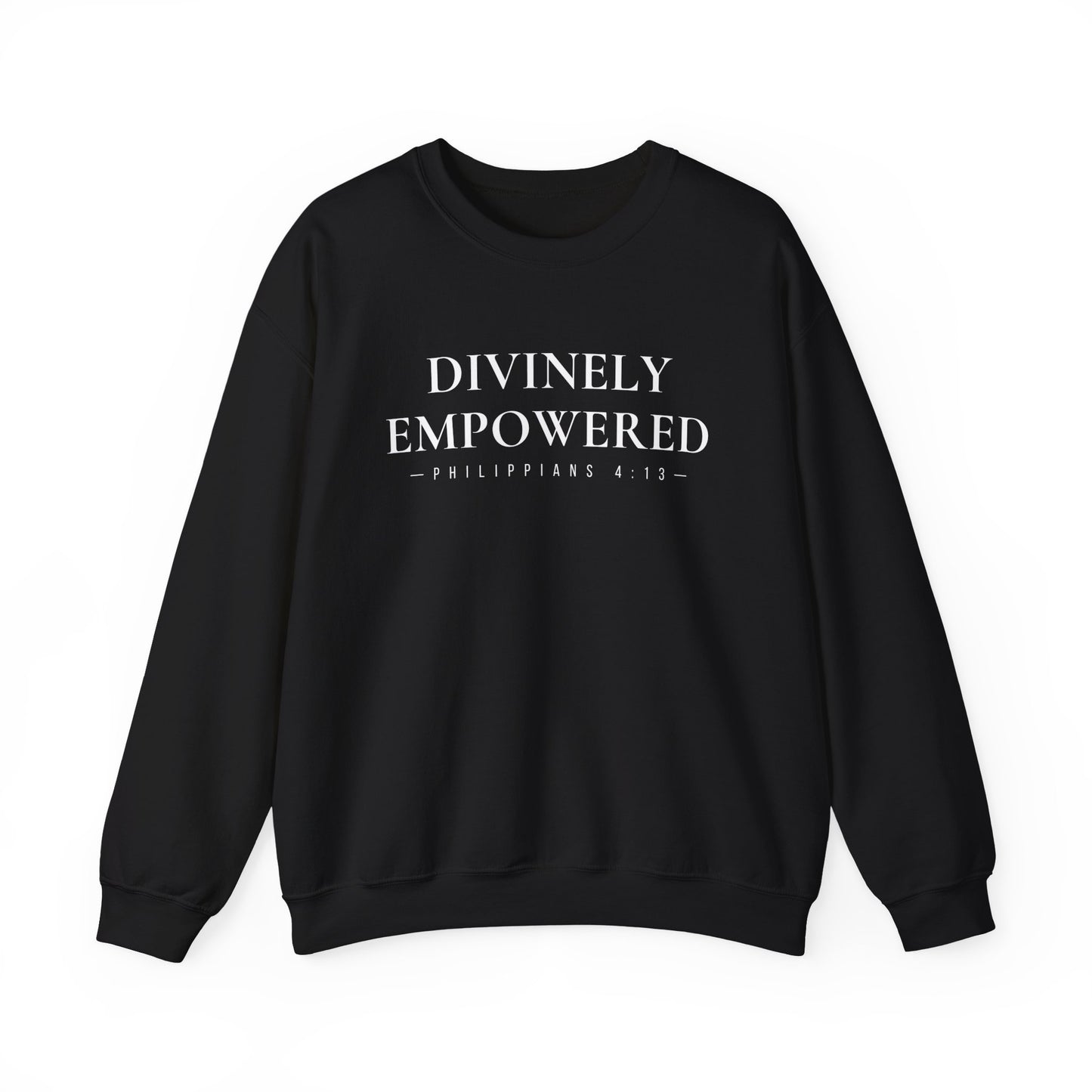 Divinely Empowered Philippians 4:13 Crewneck Sweatshirt