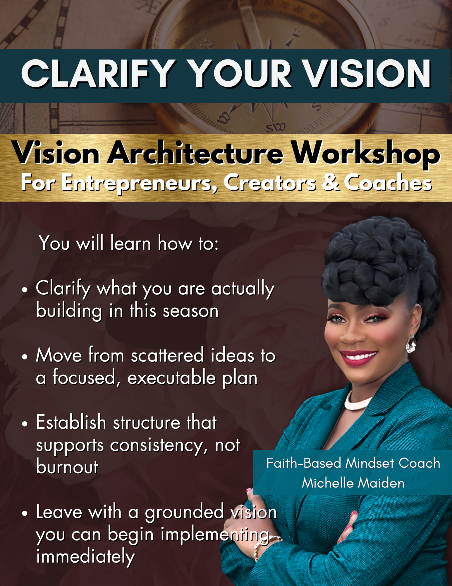 Clarify Your Vision Workshop | Vision Architecture Workshop for Entrepreneurs, Coaches and Creators